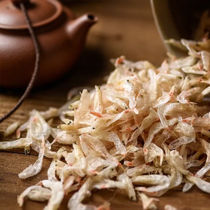 海洋环游记咸熟干虾皮干货 高品质高钙海鲜虾米新鲜淡干 煲汤辅食虾皮 虾皮250g*1袋