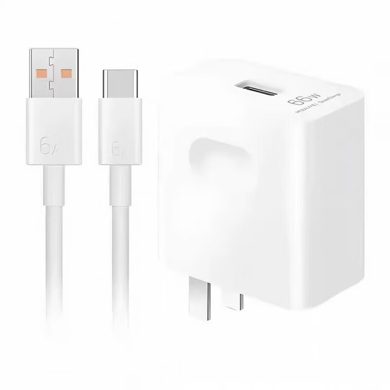 华为(HUAWEI)华为手机充电器原装正品超快充线套装mate80/Pur70pro/80/6A数据线快充电器数据线快充电线头 白色华为66W单口+1米快充线套装