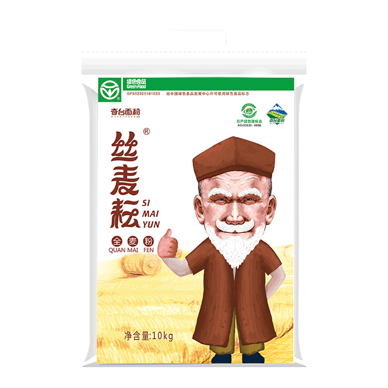 闭眼买、京东特价APP、需买券：丝麦耘 全麦面粉 2.5kg TJ