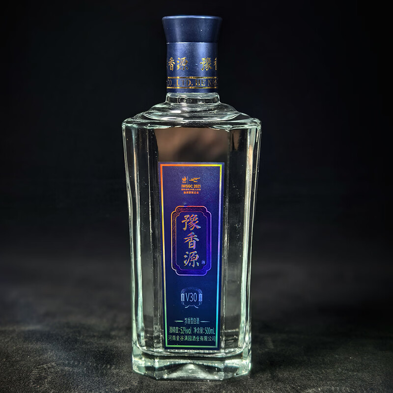 豫香源五粮浓香型白酒,国标优级纯粮食酒,大曲固态工艺口粮酒 52%vol 500mL 1瓶