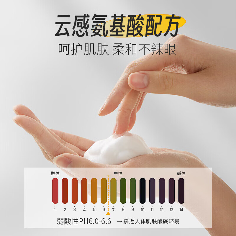 【严选好物】 氨基酸白泥双管洗面奶男女士深层清洁温和洁面乳 韩伦美羽氨基酸白泥净肤双管洗面奶50g+50g