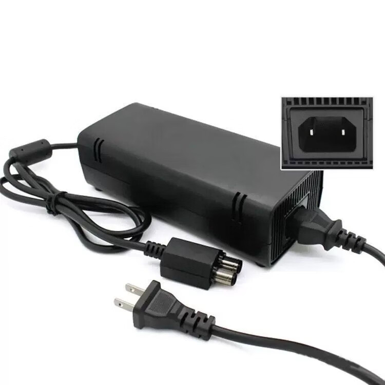 XBOX 360 Slim XBOX E版 S版 电源适配器 高品质火牛英规 美规 欧规 澳规适配 Xbox360Slim电源X版 英规 美规 欧规 澳规适配