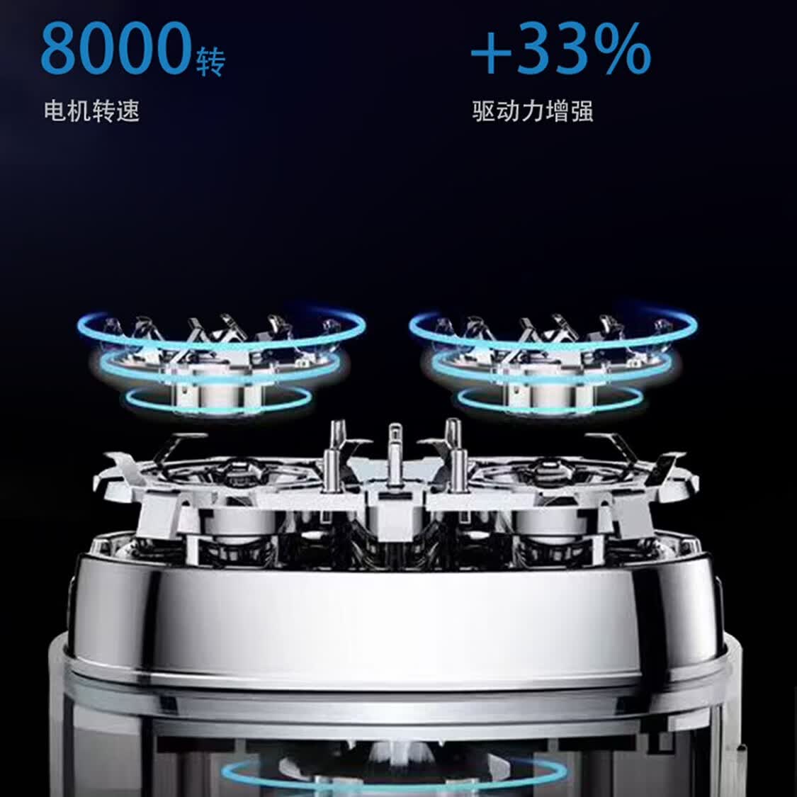 有色新品有色剃须刀MINI2.0迷你便携电动刮胡刀男士旅行车载剃胡刀节日礼物 Mini2.0 竞速黄