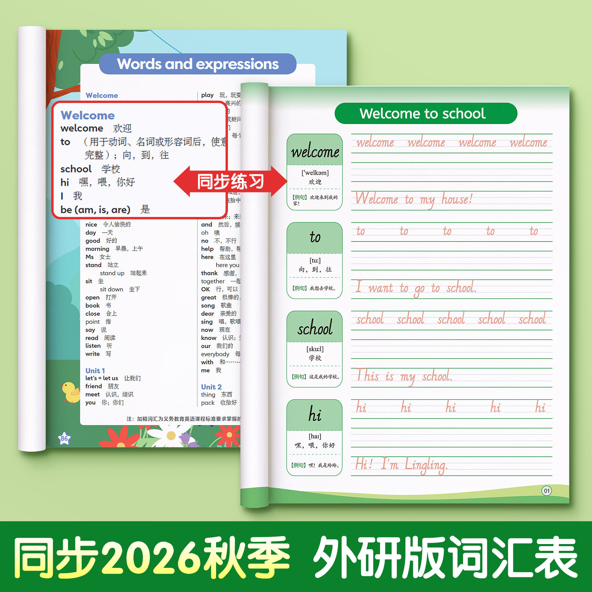 汉状元三年级起点外研版同步英语字帖四五六年级上下册英文练字帖小学生专用斜体单词每日一练描红练字本 【六年级下册4本】英语字帖+英语作文3本