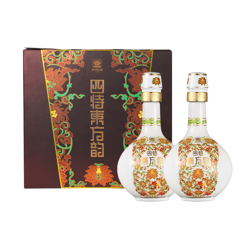 SITIR 四特酒 东方韵 弘韵 52%vol 特香型白酒 500ml*2瓶 礼盒装