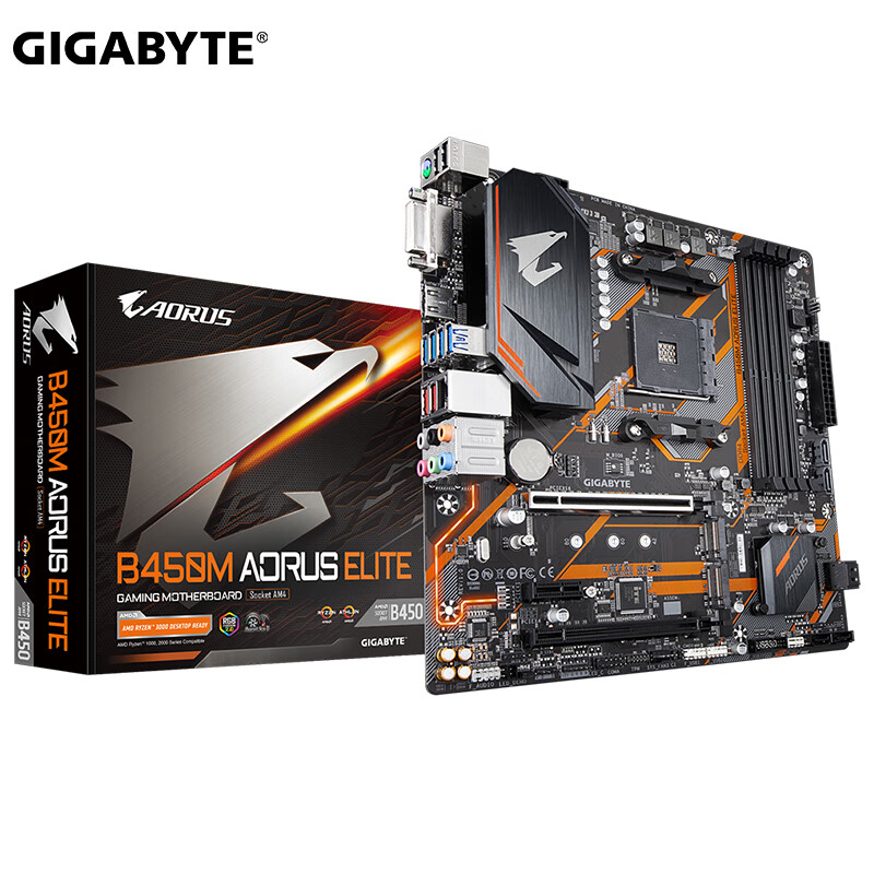 支持amd r5 3500x/3600x/3700x b450m aorus elite