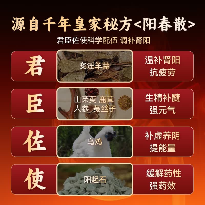 [天劲]阳春口服液 10ml*10支 5盒装 男性补肾壮阳早泄生精益脑治疗肾虚强固精失眠健忘腰痛男科药otc 半疗程装 找回精气神