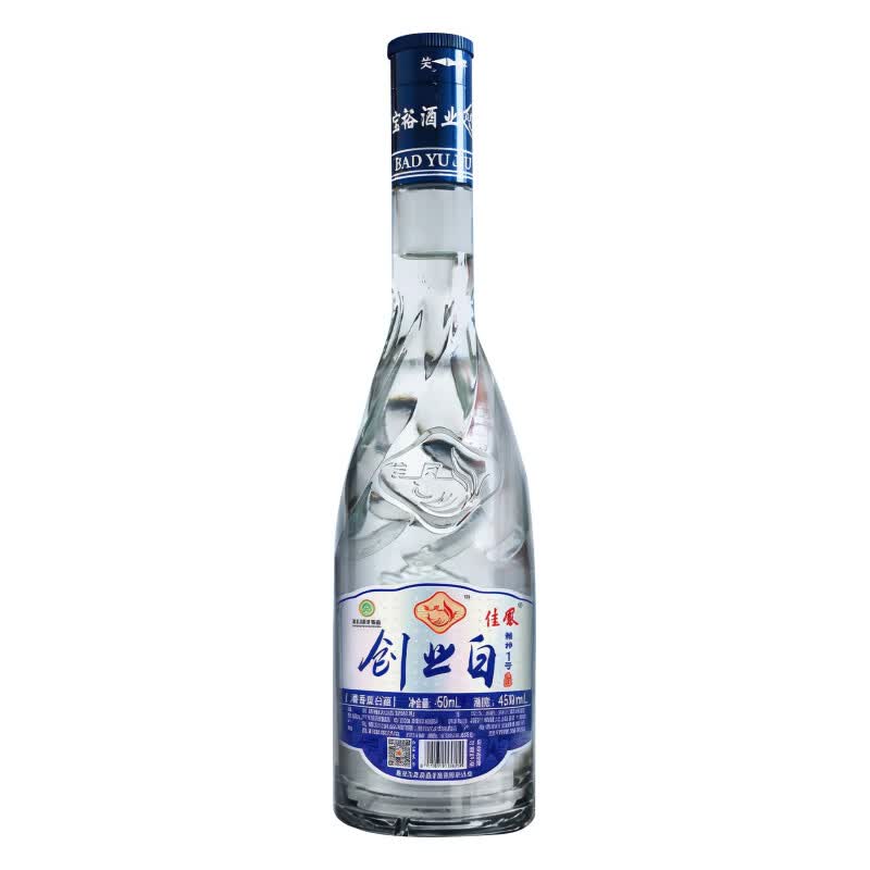 佳凤创业白清香型白酒45度485ml【种子粮酿造】经典纯粮口粮酒 45度 485mL 12瓶 12瓶/箱