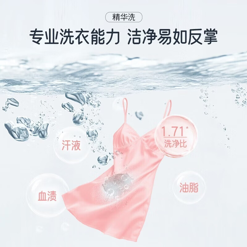 统帅(Leader)海尔出品 懒人内衣裤双桶洗衣机 2KG洗烘一体 双筒小型迷你 可搭滚筒 家电补贴XQGL20-ZHBD671WU1