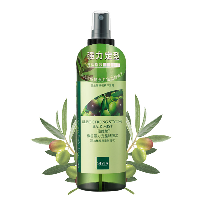仙维娜橄榄强力定型啫喱水长久留香定型喷雾男女发型自然蓬松保湿清爽