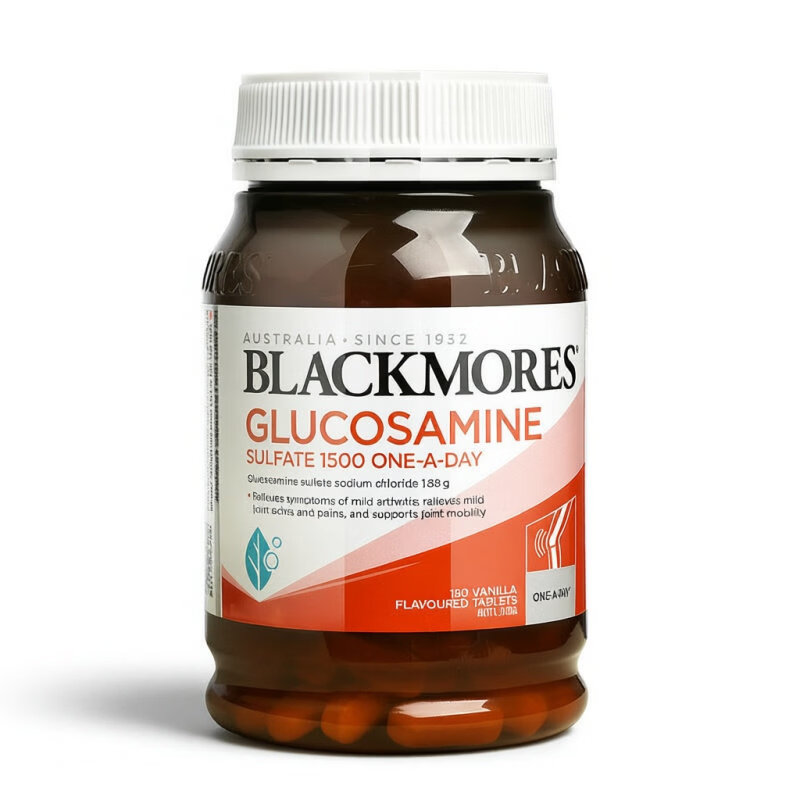 澳佳宝(Blackmores)澳洲blackmores维骨力成人中老年氨糖软骨素关节钙片BM骨维力加强 氨糖关节灵维骨 180粒*1瓶