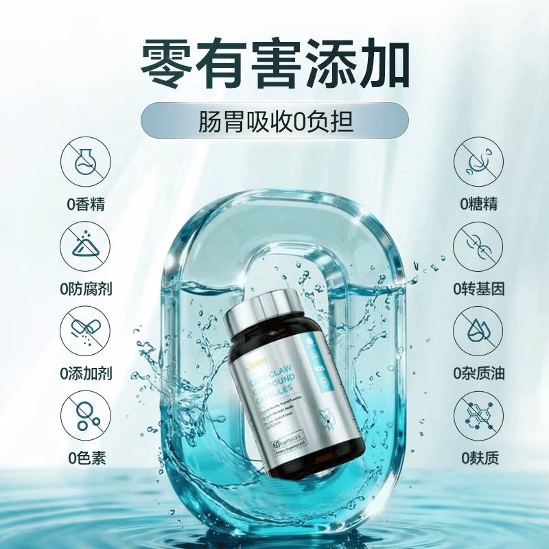 KINARO甲状腺结节专用美国进口散结甲亢减猫爪草桥本甲状腺炎补硒片药膳 【买7送5】 60粒*12瓶
