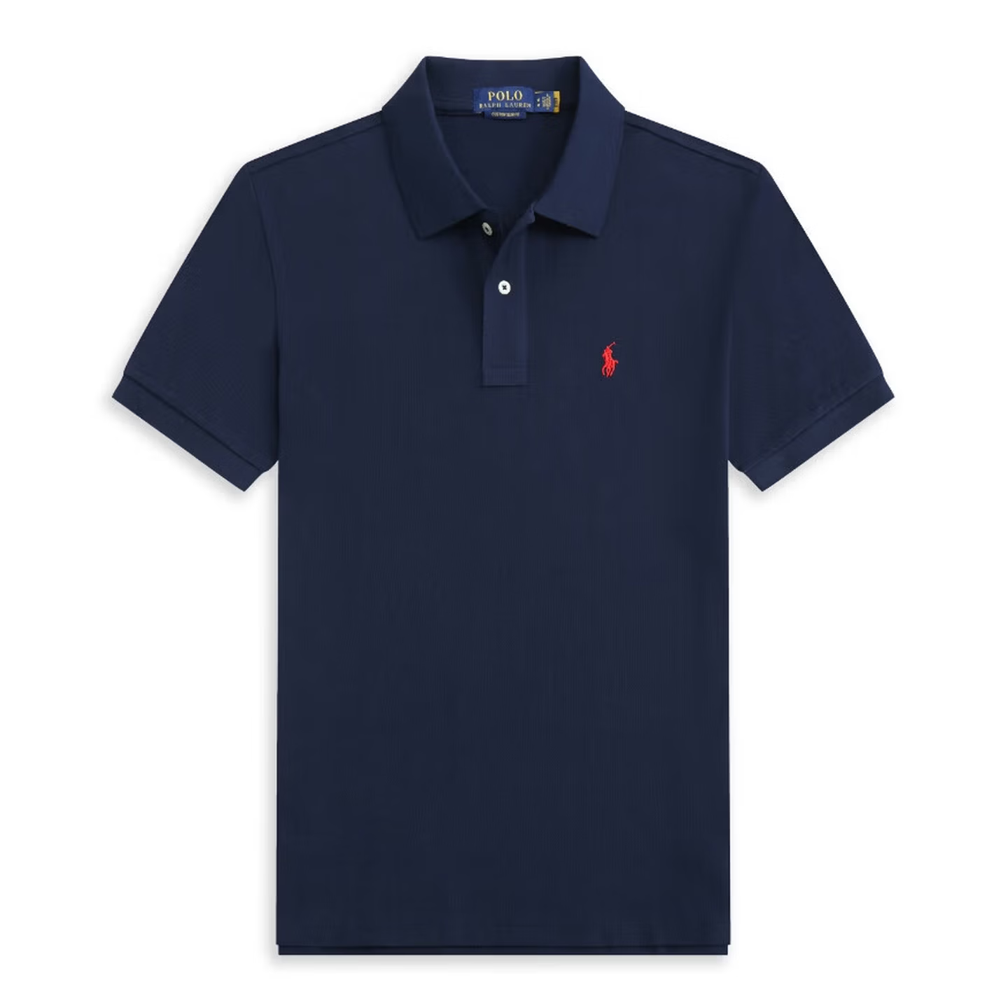 RALPH LAUREN 拉夫劳伦夏季新款潮流纯棉短袖t恤polo衫710782592蓝色 L定制修身版