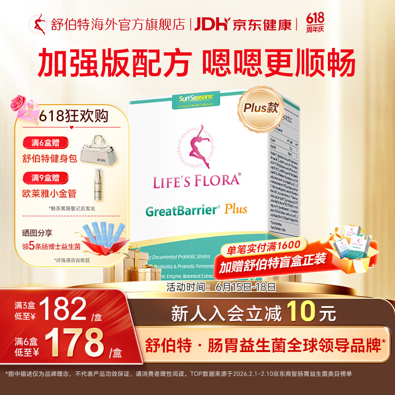 舒伯特益生菌Plus孕妇成人调理肠胃肠道孕期营养护胃益生元养胃冻干粉 【孕期嗯嗯不畅】 28条*1盒