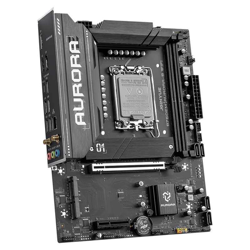 精粤 B760 EM AURORA B WIFI DDR4 PCIE5.0 3A EM AURORA B WIFI 图 5