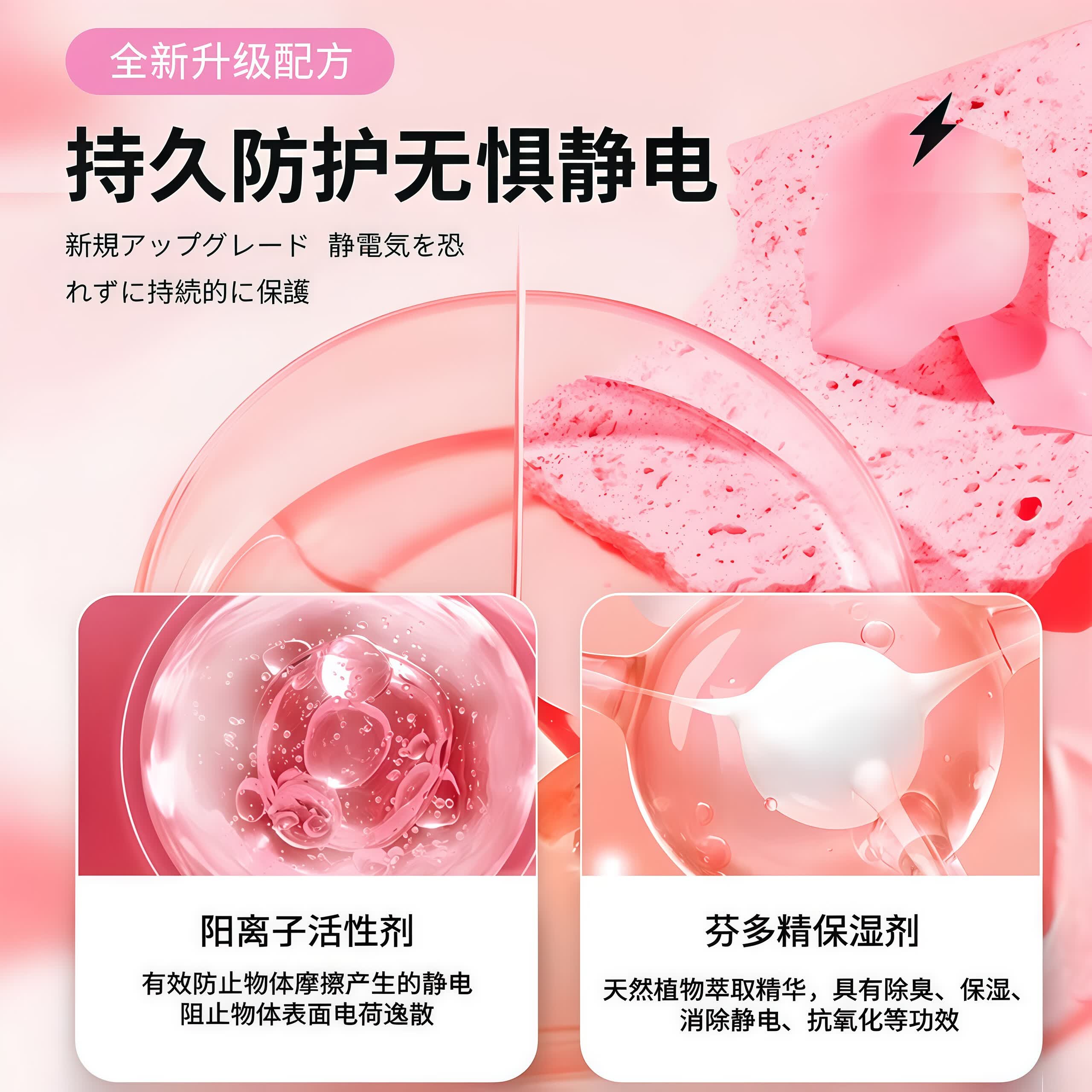 AFPN【德国】衣物除皱剂防静电喷雾衬衫裙子护理剂免熨烫衣物柔顺留香 300ml*5瓶 【囤货钜惠装】柔顺衣物 快干无痕 平整如新 衣物除皱喷雾免熨烫褶皱神器防静电除异味抗皱