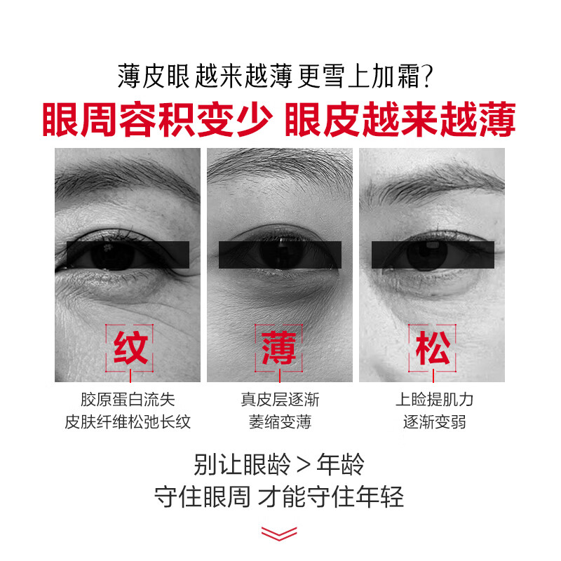 丸美眼膜贴菁致黑松露小红笔眼贴膜护肤淡化细纹化妆护肤品送礼节日 红曜紧致抗皱晶钻眼膜60片