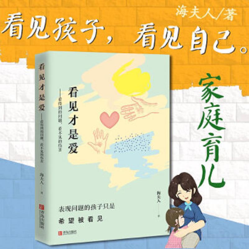 看见才是爱海夫人青岛出版社9787555221029 家教书籍看见才是爱——看得到的问题，看不见的伤害 育儿博主海夫人历时十年的第二部力作