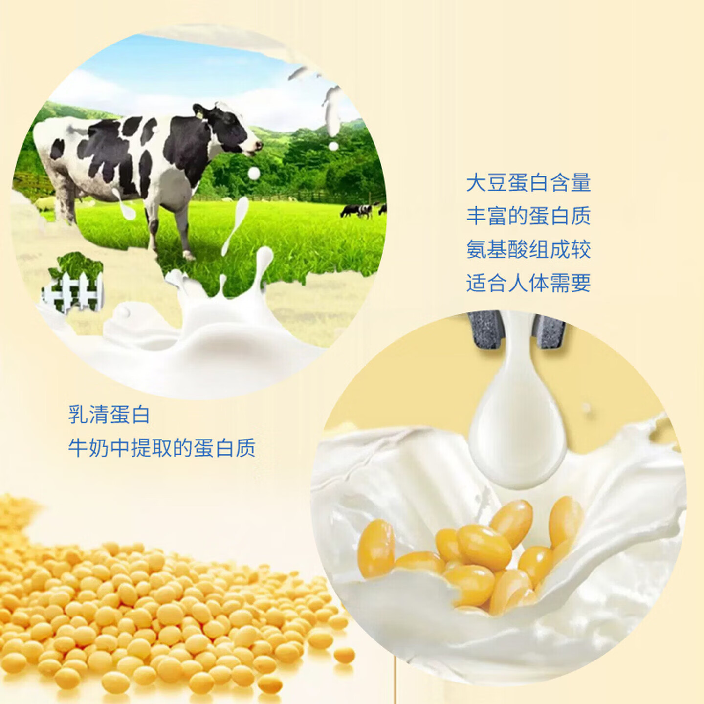 宝芝乐铺蛋白粉营养蛋白质粉营养品营养加钙蛋白粉可搭增强免疫力产品男女 【无蔗糖营养加钙大罐装】 1000g*1罐