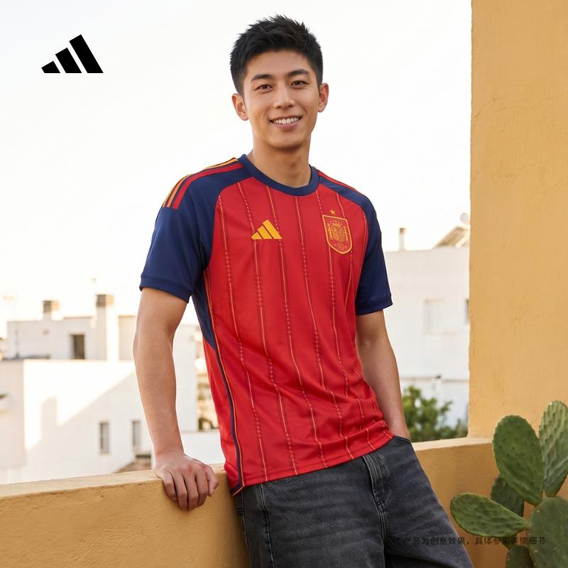 阿迪达斯（adidas）2026年男子RFEF H JSY短袖T恤 JN4390 L