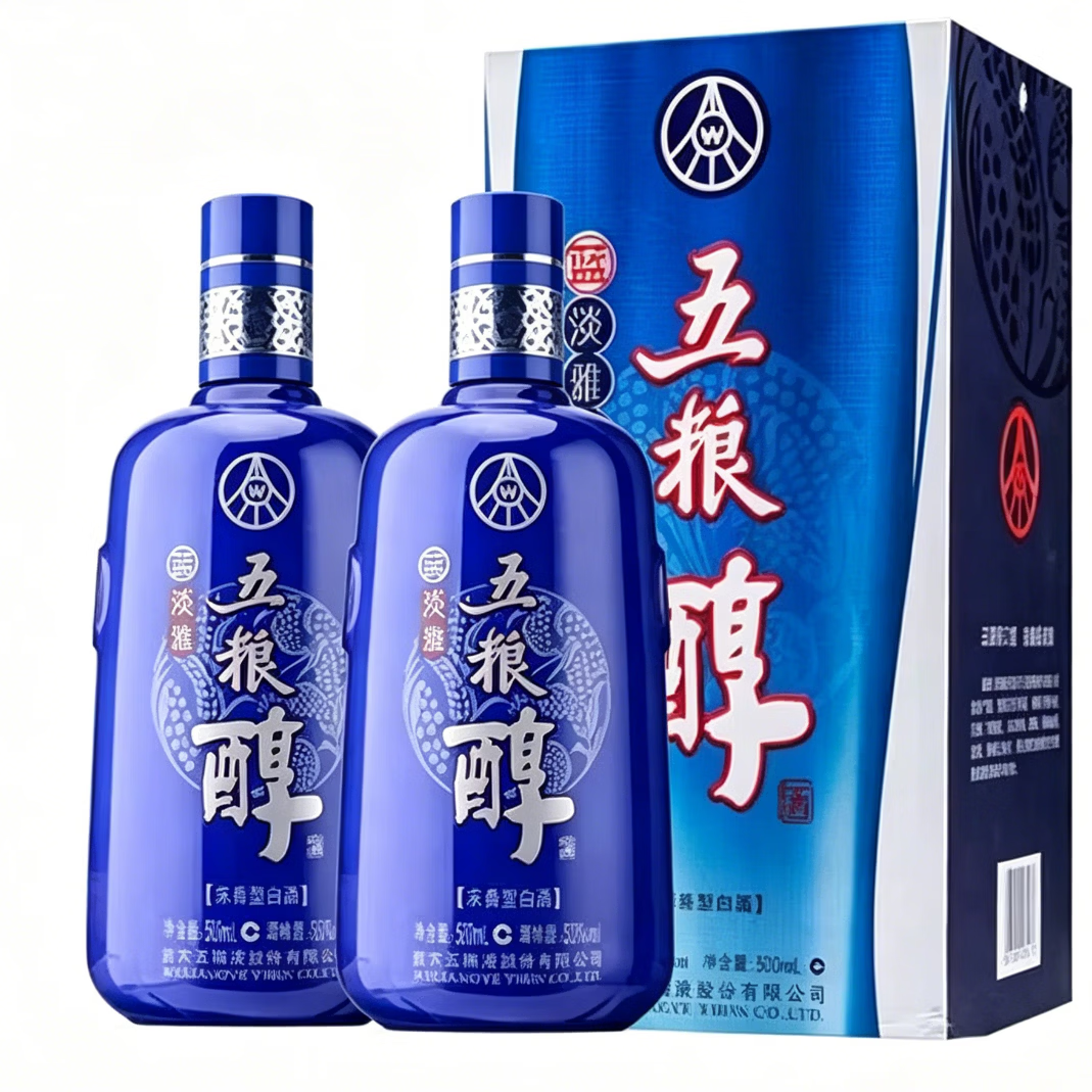五粮液股份 五粮醇 浓香型白酒 收藏送礼 40度500ml*6瓶五粮醇银装