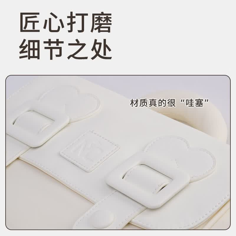 NC. 耐丝时尚轻便双肩包 防水耐磨母婴包宝妈出行奶瓶收纳背包 奶白色