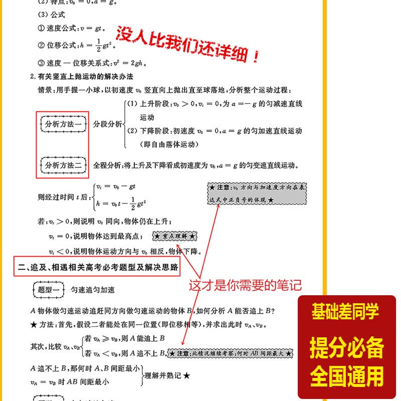 2026学霸笔记高中提分笔记高一高二高三语文数学英语物理化学生物政治历史地理知识点总结衡水重点中学高考状元高分笔记高考一二三轮复习资料高中数学解题方法书高中物理化学生物知识清单正版教辅书教辅资料 【5