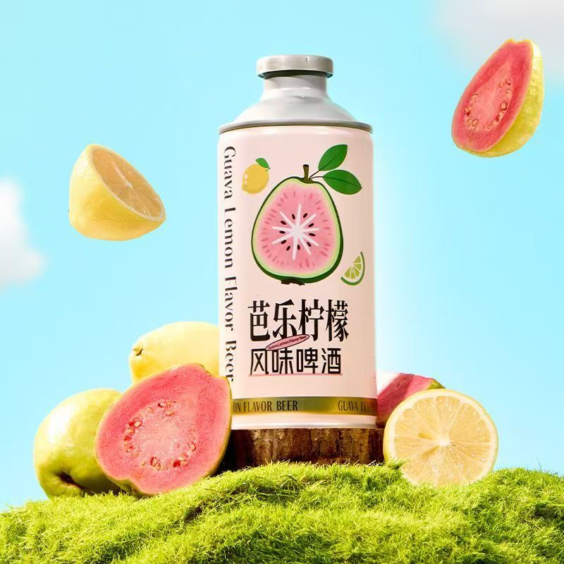 霜城黄皮子芭乐柠檬奶皮子凤梨多口味果啤精酿啤酒 女士低度微醺白啤 多种口味 750mL 6瓶 整箱装 送2个方杯
