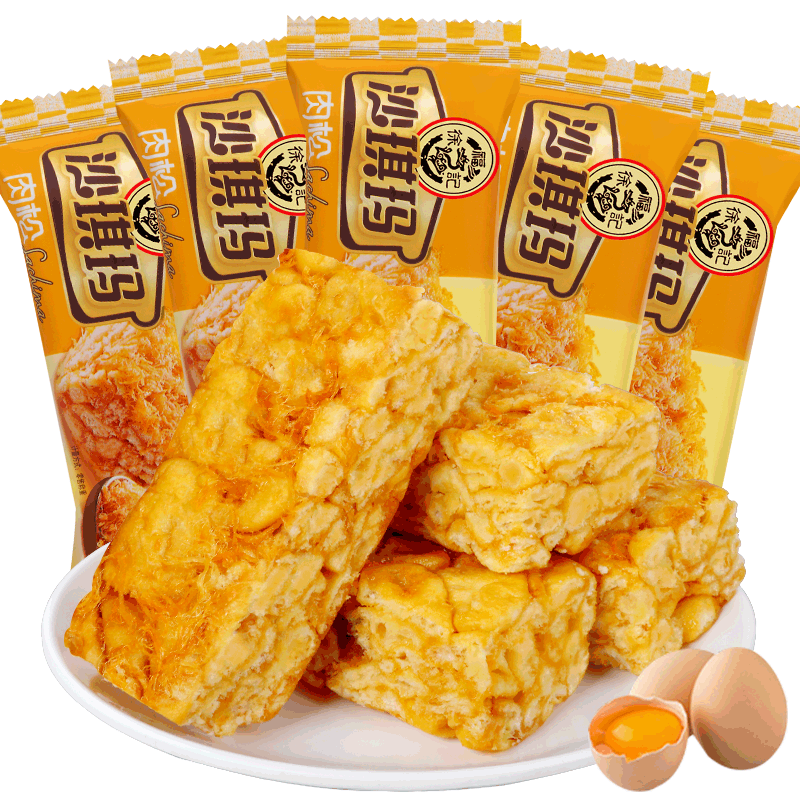徐福记徐福记沙琪玛肉松味500g 沙琪玛独立包装 肉松味500g(约12包)