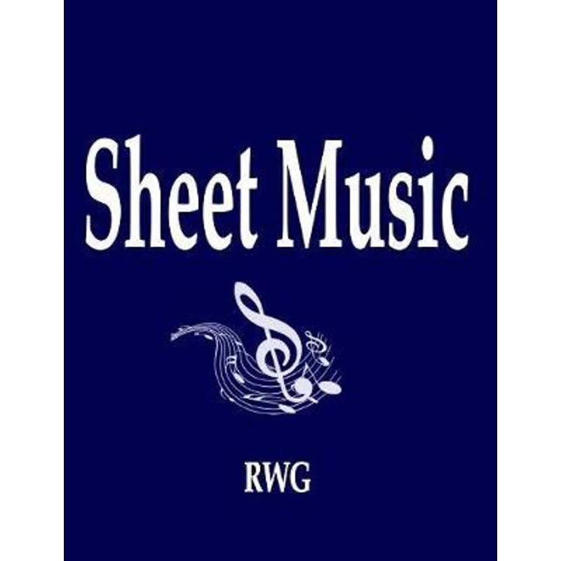 预订预订Sheet Music:50 Pages 8.5 X 11