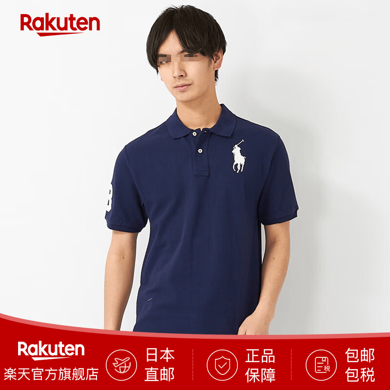 Polo Ralph Lauren青少年男童T恤 Polo衫 短袖纯棉上衣透气舒适 少年大童 日本直邮 NAVY （大标） XL （相当于男士L）推荐身高160-170cm