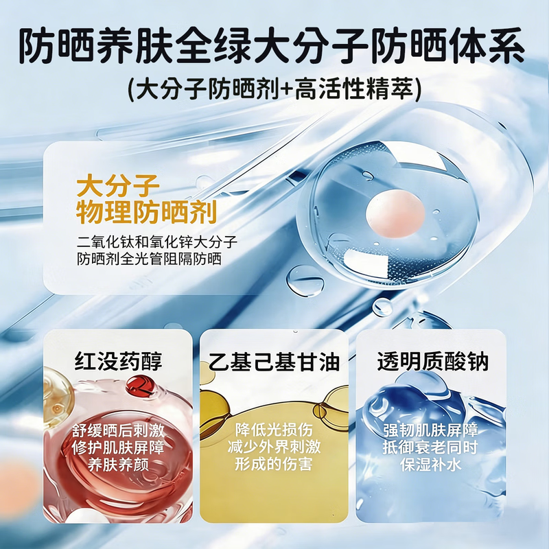 AYUCV儿童防晒霜3-6-12岁男女士防水防汗防紫外线小金盾物理防晒乳 【小金盾认证】婴儿防晒霜30g 儿童防晒霜TOP榜第一