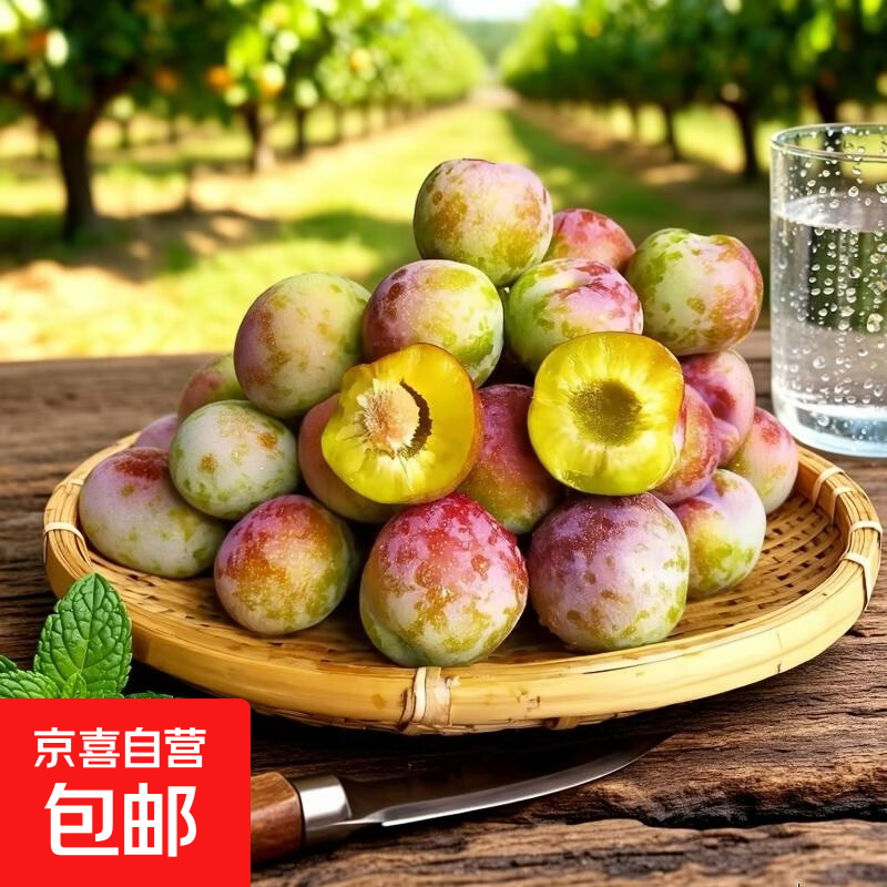 【天生地养】整箱脱骨李半边红应季水果酸甜可口云南产地直发 带箱1斤【单果15-20g】尝鲜