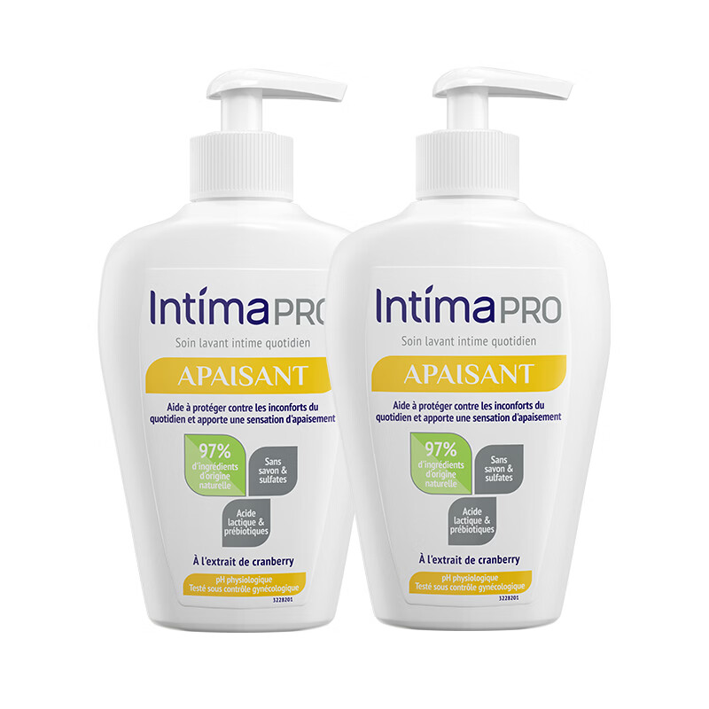 茵缇玛(Intima)【宋茜同款】私处洗护液蔓越莓女性私密洗护液妇科外洗外阴部止痒 【35岁+必选】修复屏障200ml*2瓶