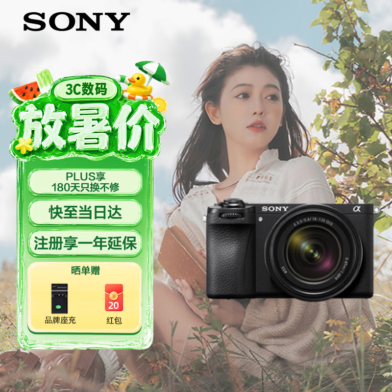 索尼（SONY）Alpha 6700 APS-C微单相机 创意滤镜 AI智能芯片 SEL18135套机（ILCE-6700/a6700）A6700M