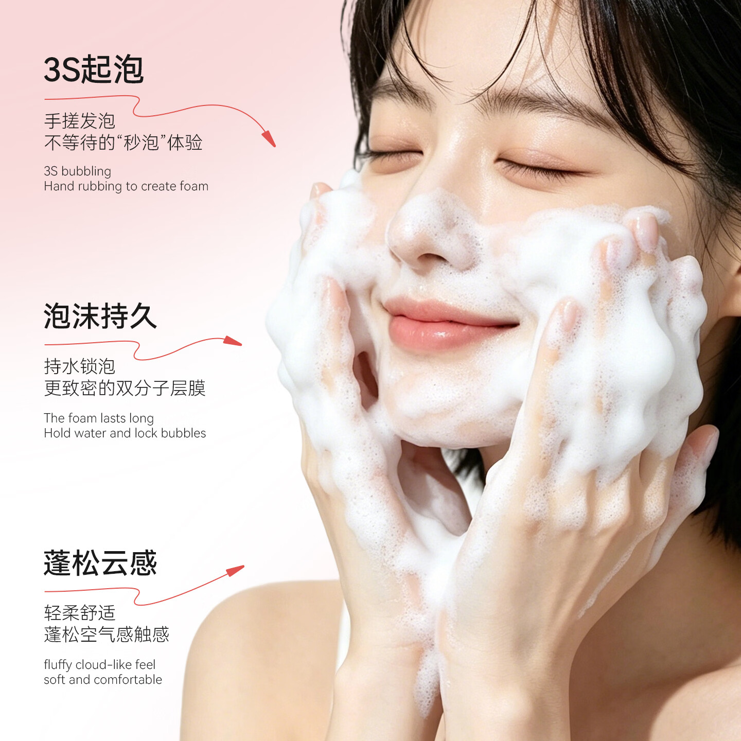 VIICHARM氨基酸洗面奶控油洗卸深层清洁面乳保湿去油控油清爽温和女青少年 120g*1盒(同款买一送一)