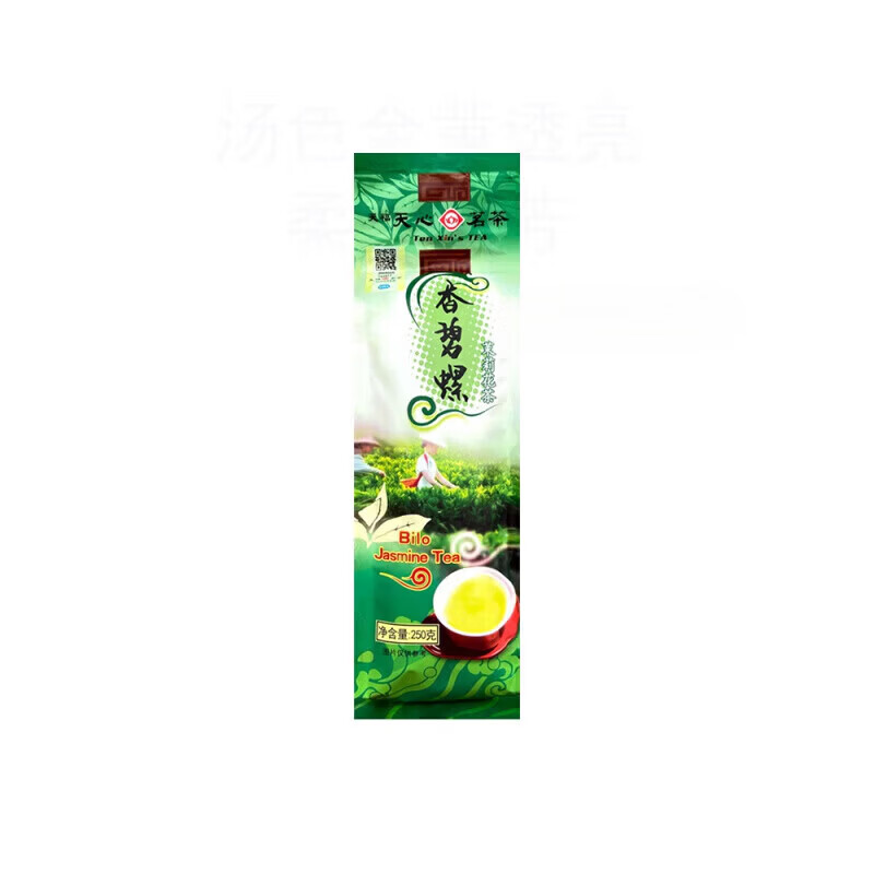 天福茗茶天心茗茶浓香型茉莉绿茶花茶香碧螺新茶花香茶叶散装袋装250g 香碧螺半斤装[加品鉴茉莉一盒]