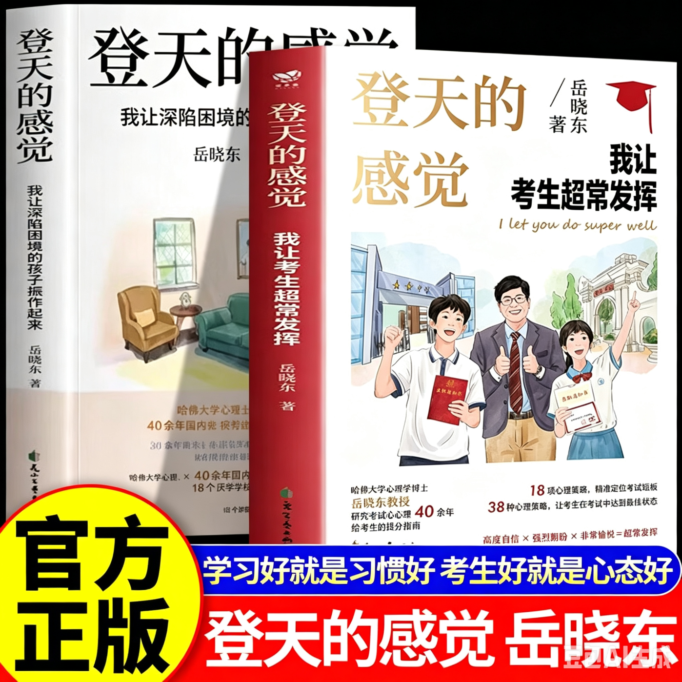 【当当正版】登天的感觉我让深陷困境的孩子振作起来 岳晓东 我让考生超常发挥 登天的感觉岳晓东 反宠效应 赞美孩子的金句 家有住校生 家有走读生要知道的99件事 亲子共读家庭教育书籍 【2册】登天的感觉