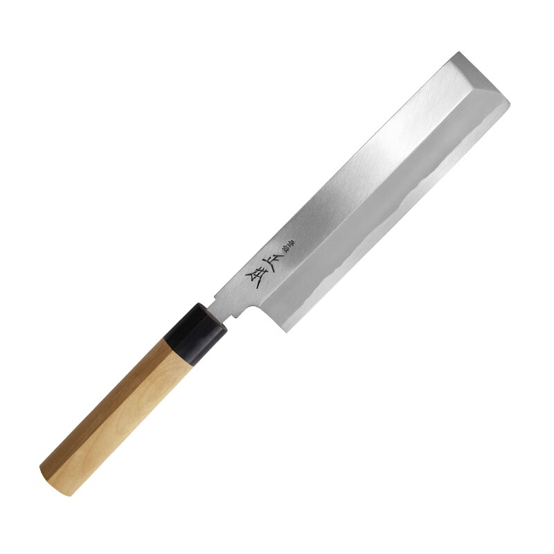 正本 正本日本原装进口关东型薄刃白二料理刀厨房刀白二高碳钢kk0618