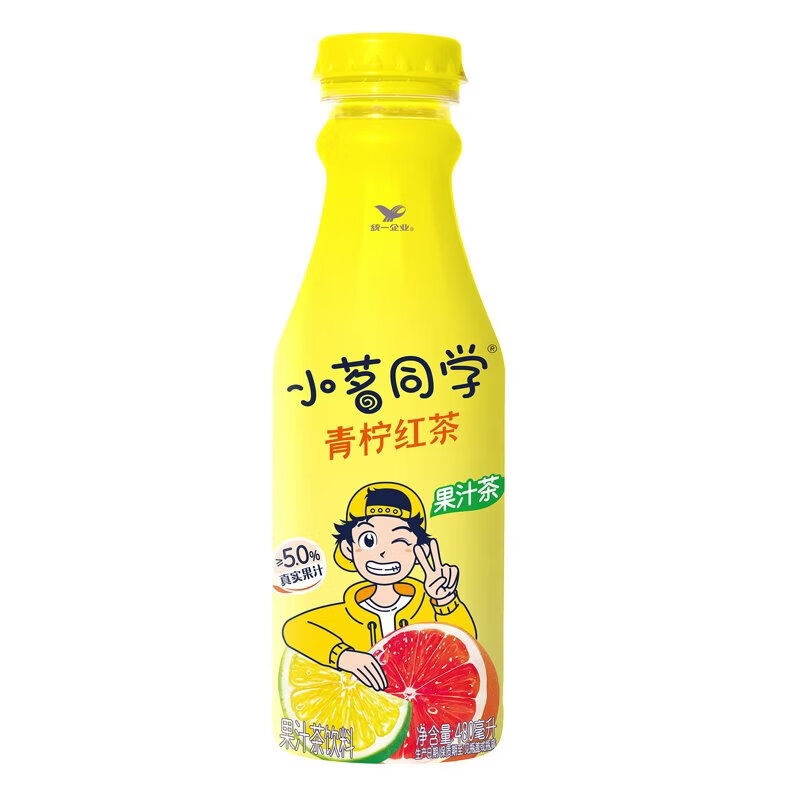 统一小茗同学青柠红茶夏季茶饮料480ml*15瓶整箱装多口味可选 江浙 480mL15瓶【2-3口味混合】