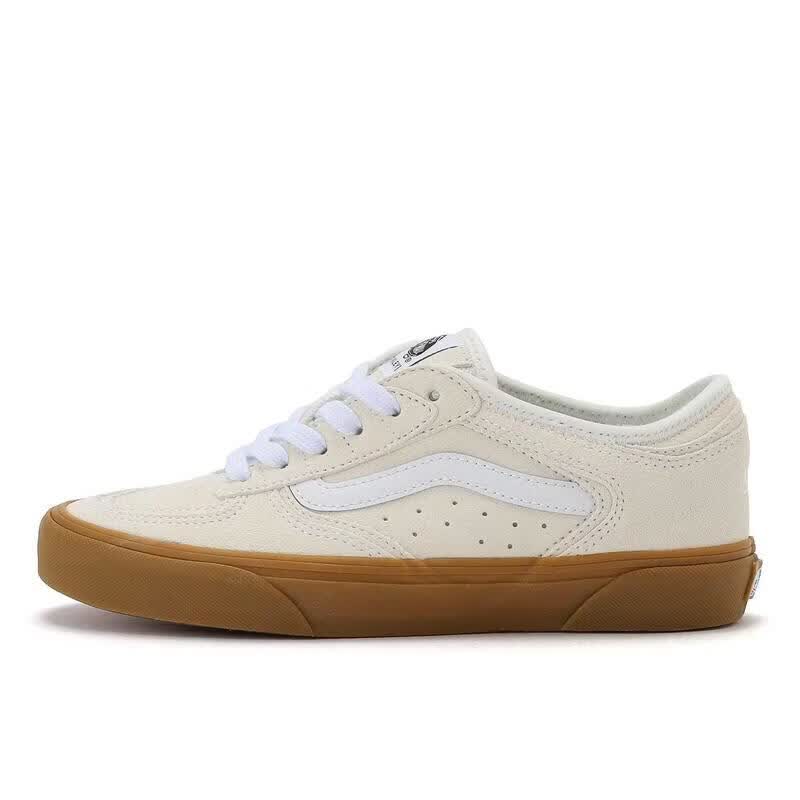 万斯（VANS）男士板鞋 耐磨耐用低帮复古日常休闲街头潮流休闲鞋经典复刻 Gum Marshmallow 20 |5H (23.5cm)