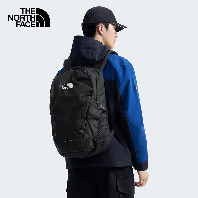 The North Face北面双肩背包通用款户外舒适背负旅行背包3VY2 黑色/4H0