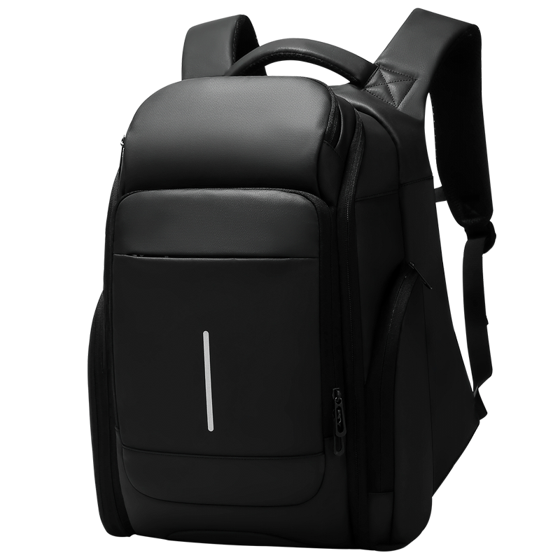 EURCOOL/欧格双肩包男士商务时尚背包休闲大容量旅行包电脑包15.6英寸书包 黑色升级版（经典商务）36005938043