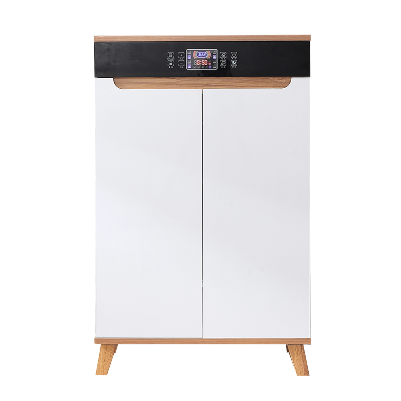 智米乐智能消毒杀菌除臭烘干抽湿擦鞋护理机鞋柜现代简约家用门口大容量门厅柜实木进门玄关收纳轻奢北欧烤漆 2门烤漆实木鞋柜