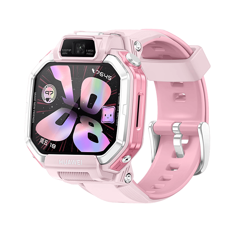 华为（HUAWEI）超新星儿童手表X1系列 5天关机定位畅连视频通话110°超广角自拍纯净社交 X1星云粉