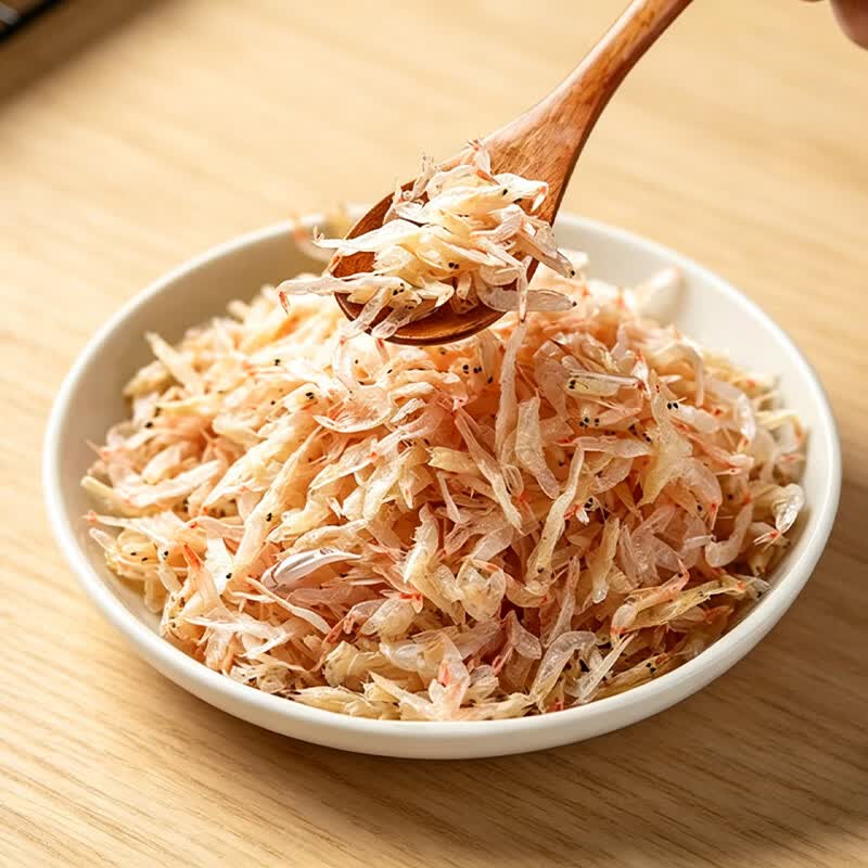海洋环游记咸熟干虾皮干货 高品质高钙海鲜虾米新鲜淡干 煲汤辅食虾皮 虾皮250g*1袋