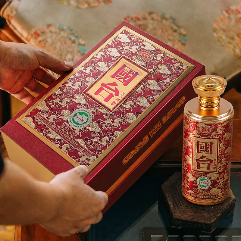 国台53度酱香型白酒 宴请送礼白酒 500ML整箱【国台匠心藏酒】 53度 500mL 4瓶
