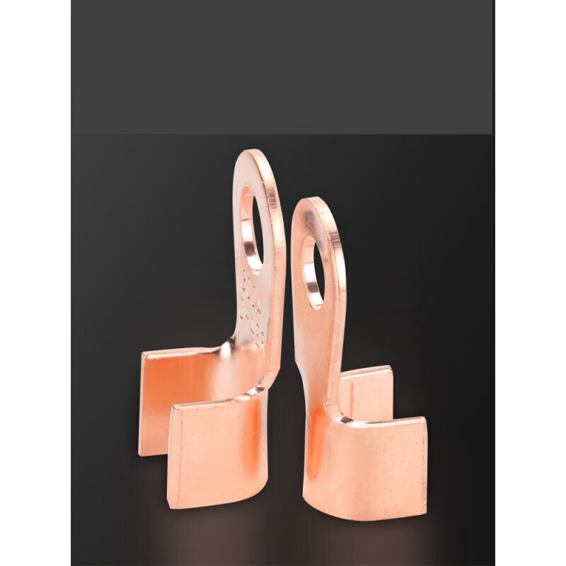 ot紫铜压线鼻子铜鼻子接线端子铜接头线耳线接头开口铜鼻十平方 10a 5