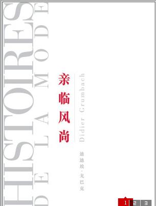 亲临风尚 DidierGrumbach【正版书】