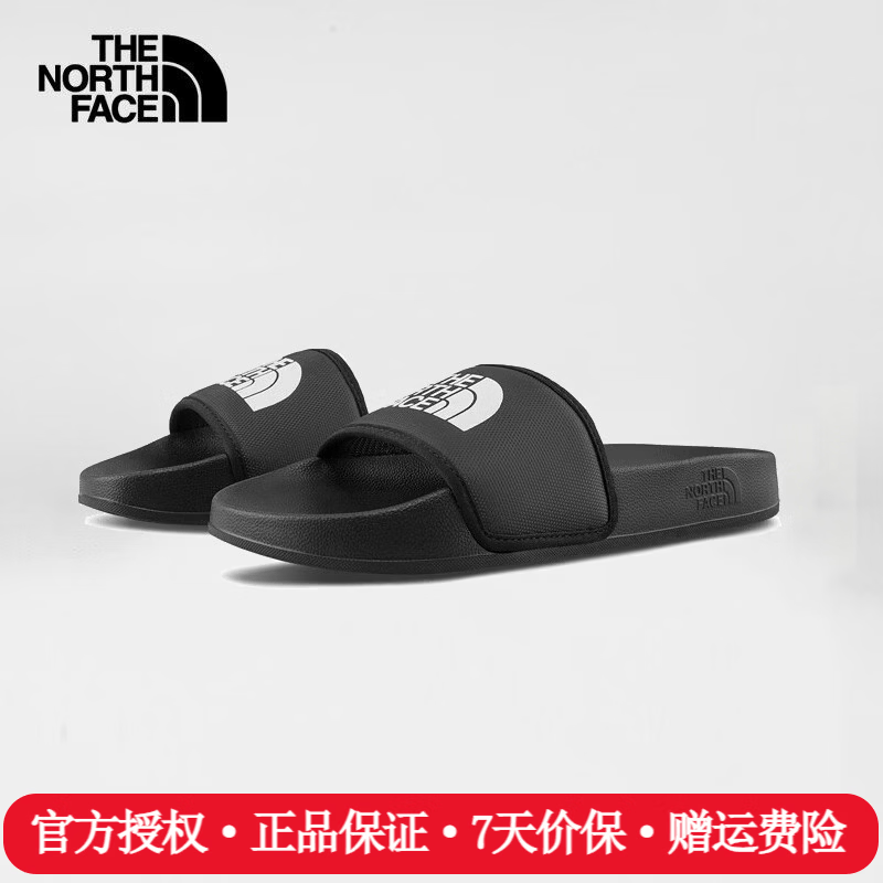 The North Face北面凉拖鞋女26夏季新款户外休闲轻便抓地防滑舒适透气沙滩鞋4T2S KY4/宇宙黑 39 /8